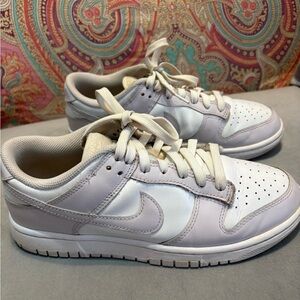 Women's Dunks White and Cream Sneakers